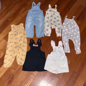 Zara Gray Strawberry Print Kids One Piece